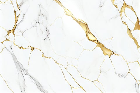 White marble with gold veins texture