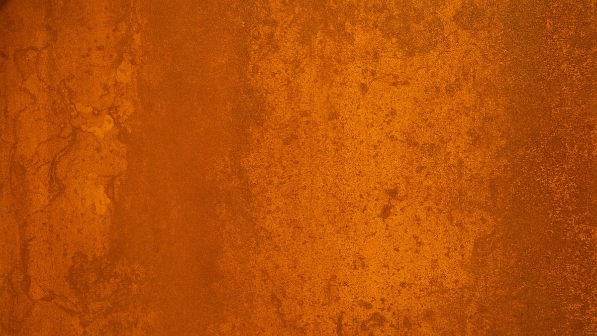 Grunge rusty orange brown metal corten steel stone background texture banner